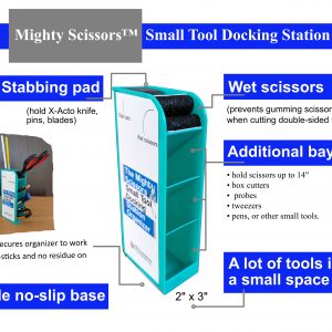 Mighty Scissors Small Tool Docking Station organizer